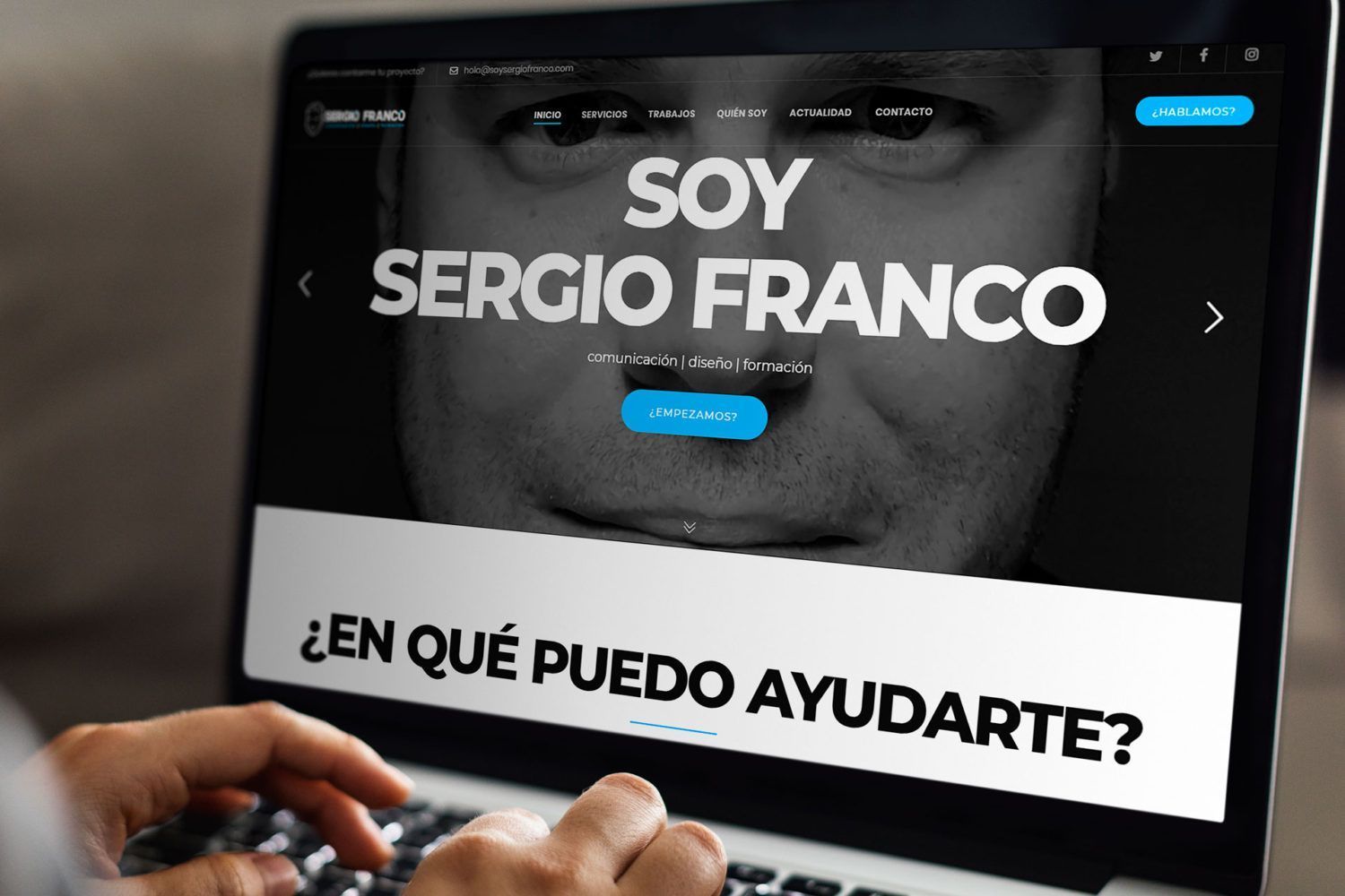 nueva web de Sergio Franco