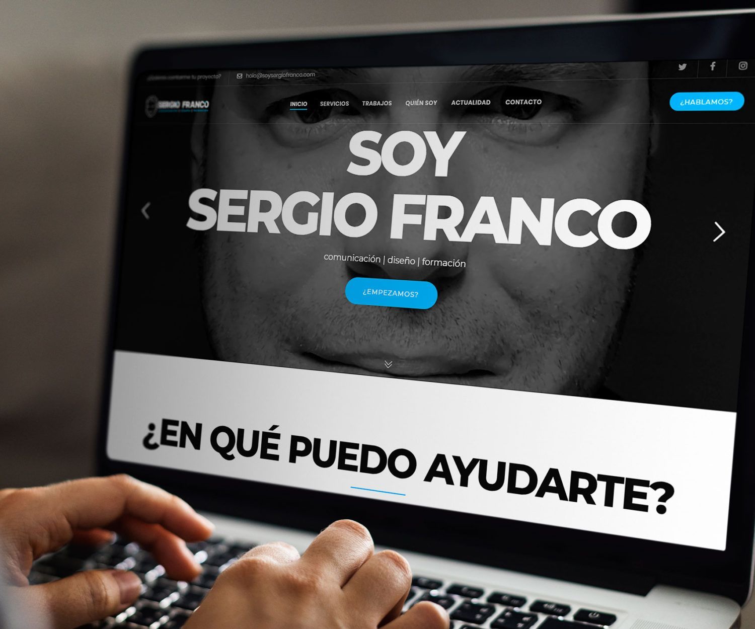 nueva web de Sergio Franco
